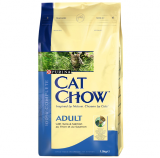 Cat Chow Adult Ton Balıklı ve Somonlu 15 kg Kedi Maması kullananlar yorumlar